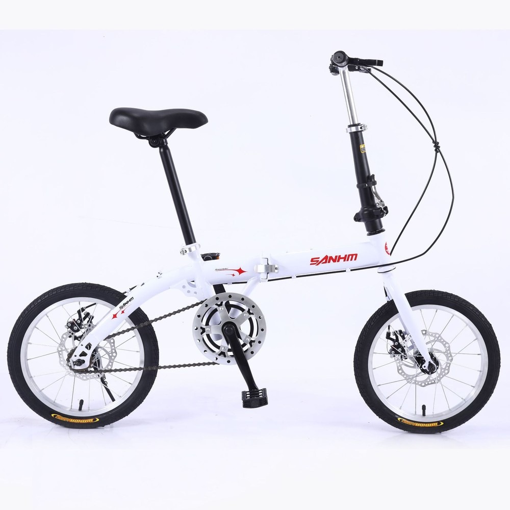 Commuter Biking - 성인용 16인치 싱글 스피드 접이식 자전거,