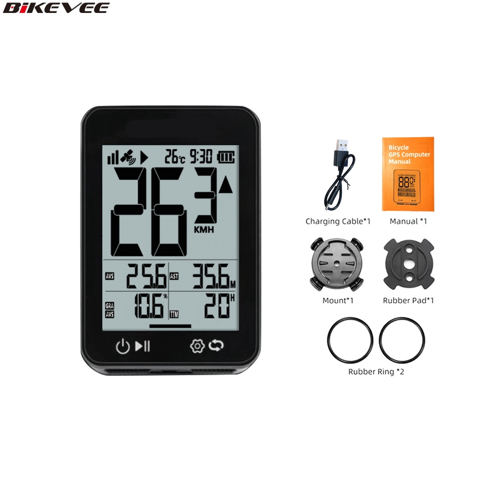 Cycling Commute - 2.4인치 LCD 화면, 무선 GPS 기능,