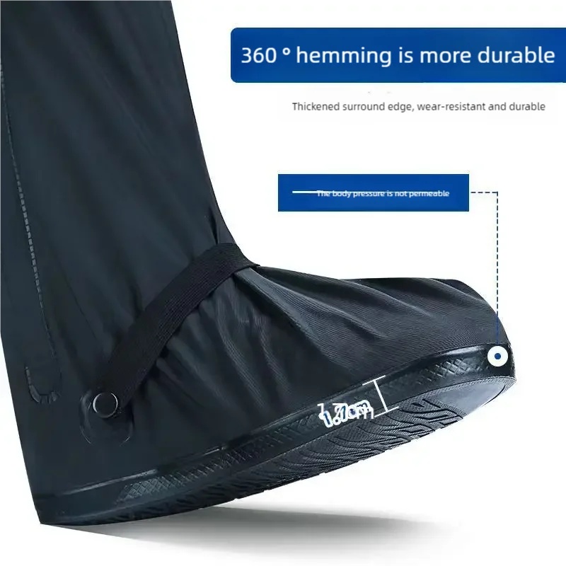 반사 기능이 있는 하이앵클 레인 부츠 커버, 오토바이  - Cycling Commute Shoes 리뷰 및 가격
