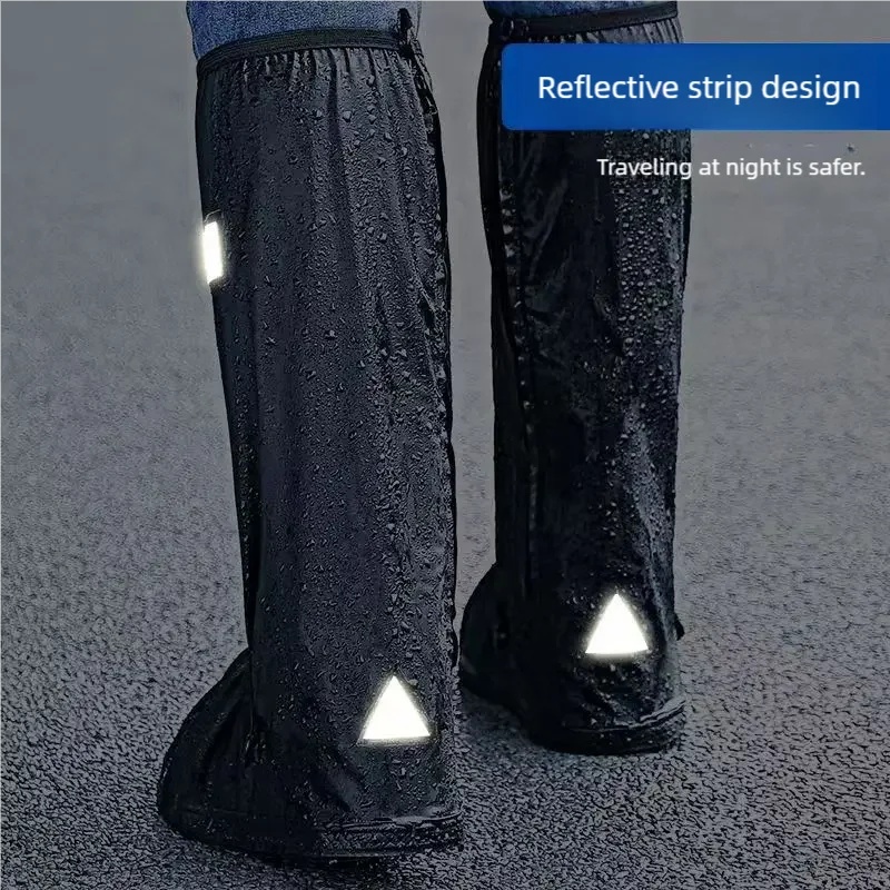 반사 기능이 있는 하이앵클 레인 부츠 커버, 오토바이  - Cycling Commute Shoes 리뷰 및 가격